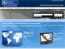 Tablet Screenshot of commercial.caymanislandsrealty.com